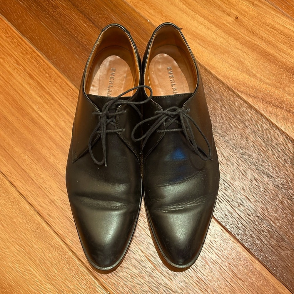 Everlane the Modern Oxford black size 8.5